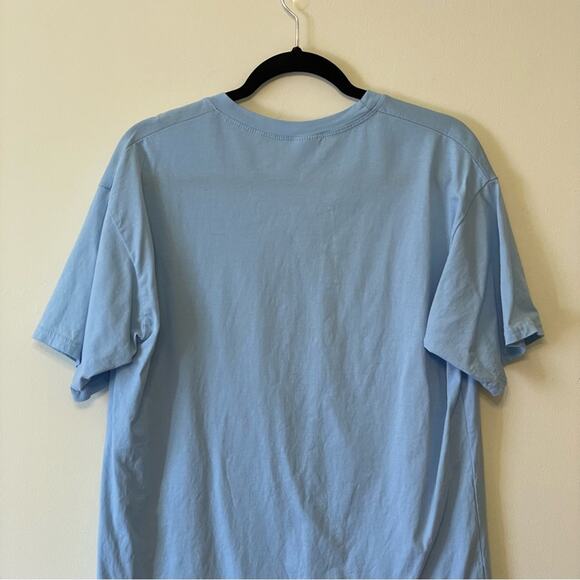 Xhilaration L short sleeve t-shirt blue white knife warrior unique fighter - Picture 6 of 8